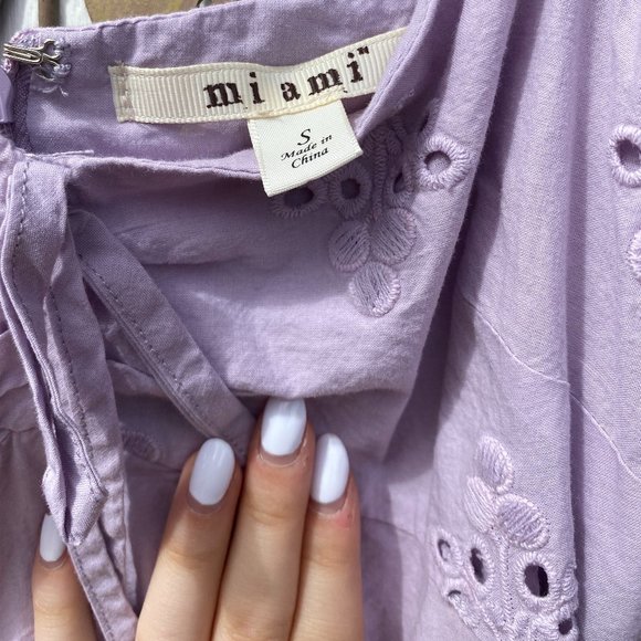 Pastel Purple Summer Miami Dress - Picture 3 of 3